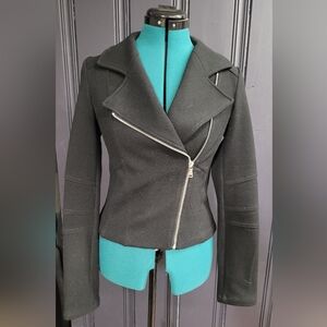 Express Cropped Moto Jacket